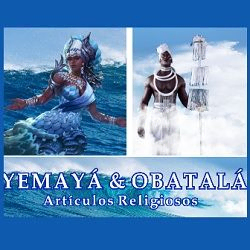 Santería Yemaya y Obatala logotipo